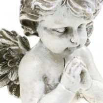 Modlící se anděl, pohřební květinářství, busta postavy anděla, výzdoba hrobu V19cm Š19,5cm