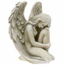 Deko dekorace na hrob anděla 16,5cm × 12cm H19cm
