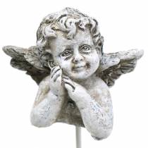 Hrobová bižuterie ozdobná zátka anděl 3,5cm 8ks