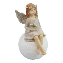 Stolní dekorace Vánoční Vánoční anděl anděl s hvězdou 21cm