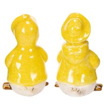 položky Figurky kachen, keramické figurky do pláštěnky pro zábavnou dekoraci balkonu a zahrady, 11 cm, 4 kusy