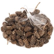 položky Olšové šišky, přírodní produkt pro dekoraci a tvoření, zlaté, 3 cm, 300 g
