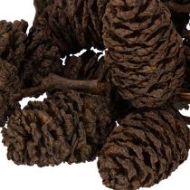 položky Přírodní olšové šišky, volné, na ozdobu, 3 cm, 300 g, přírodní hnědé.