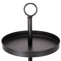 položky Třípatrový kovový kulatý servírovací stojan pro vícepatrovou dekoraci stolu, 61 cm