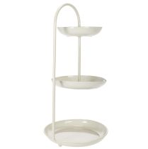 položky Třípatrová stolní dekorace, ideální do obývacích pokojů, na příležitosti, na svatby, 55 cm