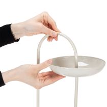 položky Třípatrová stolní dekorace, ideální do obývacích pokojů, na příležitosti, na svatby, 55 cm
