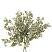 položky Umělá větvička eukalyptu, dekorativní větvička do vázy a kytice, 49 cm, 4 kusy