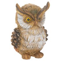položky Figurka sovy, malá sedící sova, dekorace, 11 cm