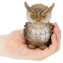 položky Figurka sovy, malá sedící sova, dekorace, 11 cm