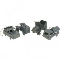 položky Vozidla kovová k zavěšení tříděná 9-10cm 4ks