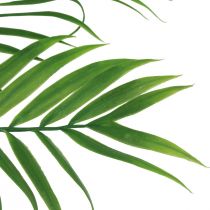 položky Dekorace na palmu palmové listy umělé rostliny zelené 56cm 3ks