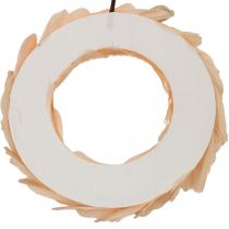položky Jarní věnec oranžový věnec na zavěšení věnec na dveře Ø20cm 3ks