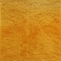 Kožešinová stuha žlutá umělá kožešina pro ruční práce běhoun na stůl 15 × 150 cm