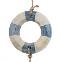 položky Okenní dekorace námořní záchranné kruhy dřevěná dekorace letní 90cm
