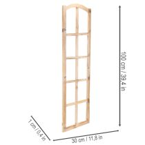 položky Dřevěný okenní rám jako nástěnná dekorace 100 cm