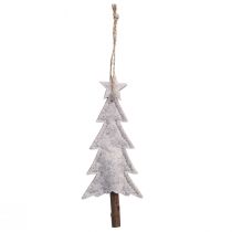 položky Plstěné vánoční ozdoby na stromeček, béžovo-krémové, 17 cm, sada 6 kusů, vánoční dekorace