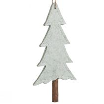 položky Plstěné vánoční ozdoby na stromeček, zelené, 20 cm, sada 4 kusů