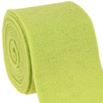 položky Plstěná stuha 15cm x 5m zelená