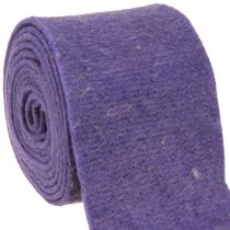položky Plstěná stuha 15cm x 5m fialová