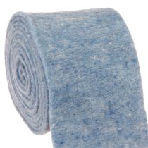 položky Plstěná stuha modrá 15cm 5m