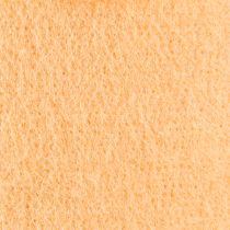 položky Plstěná stuha světle oranžová 15cm 5m