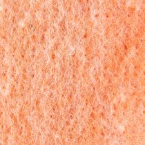 položky Plstěná stuha oranžová 15cm 5m