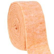 položky Plstěná stuha oranžová 7,5cm 5m
