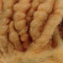 Filcový šňůrový fleece Mirabell 25m přírodní