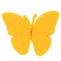 Plstění motýlci s klipem 7cm 24ks
