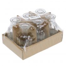 položky Váza na láhev malá Ø5,5cm H10,5cm čirá 6 ks