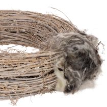 položky Ovčí vlna, dekorativní, přírodní, šedá, melírovaná, volně ložená, 250g