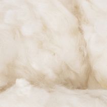 položky Volná ovčí vlna, přírodní vlna, bílá melanž, univerzální, 250g