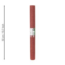 položky Květinářství krepový papír Bordeaux 50x250cm