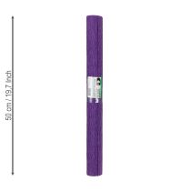 položky Krepový papír pro květinářství tmavě fialový 50x250cm