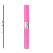 položky Krepový papír pro květinářství světle růžový 50x250cm