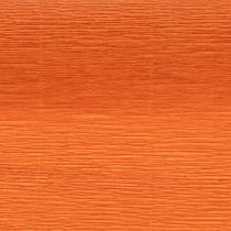 položky Krepový papír pro květinářství, oranžová role, 50x250cm