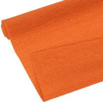 položky Krepový papír pro květinářství, oranžová role, 50x250cm