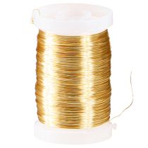 položky Květinářský drát, myrtový drát, ozdobný drát, zlatý, 0,30 mm, 100 g, 3 kusy, pro tvoření, výrobu šperků a dekorací