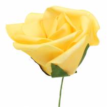 položky Pěnová růže Ø10cm žlutá 8ks