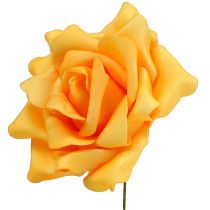 položky Pěnová růže Ø15cm žlutá 4ks