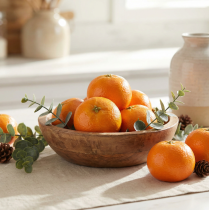 položky Umělá mandarinka dekorativní ovoce umělé ovoce Ø6cm V5cm