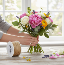 položky Papírem obalený drát, ovinutý drátem, Ø2mm, 100m, přírodní