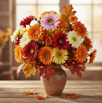 položky Umělé květiny Gerbera Garden Umělé květiny Fialová 47cm