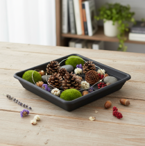 položky Podložka Lara čtvercová 20cm x 20cm antracitová 1 ks