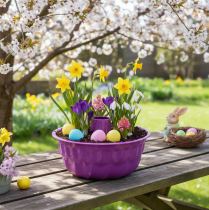 položky Forma na dort Bundt, kovová, dekorativní forma na dort, fialová, Ø23cm, V12cm
