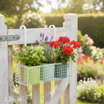 položky Závěsný květináč, dekorace na balkon, dekorace do kuchyně, L26cm