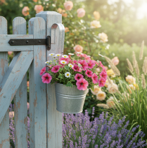 položky Závěsný květináč, květináč k zavěšení, Ø14cm V28cm