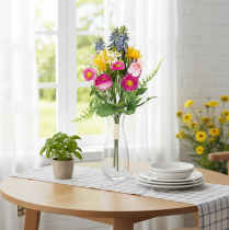 položky Kytice umělých květin, jarní dekorace do obývacího pokoje a kanceláře, 37 cm