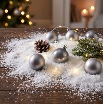 položky Umělý sníh jemný bílý deco sníh 40g