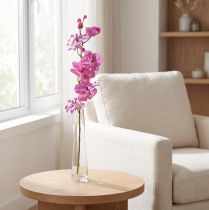položky Orchidej Phalaenopsis umělá 6 květů fialová 70cm